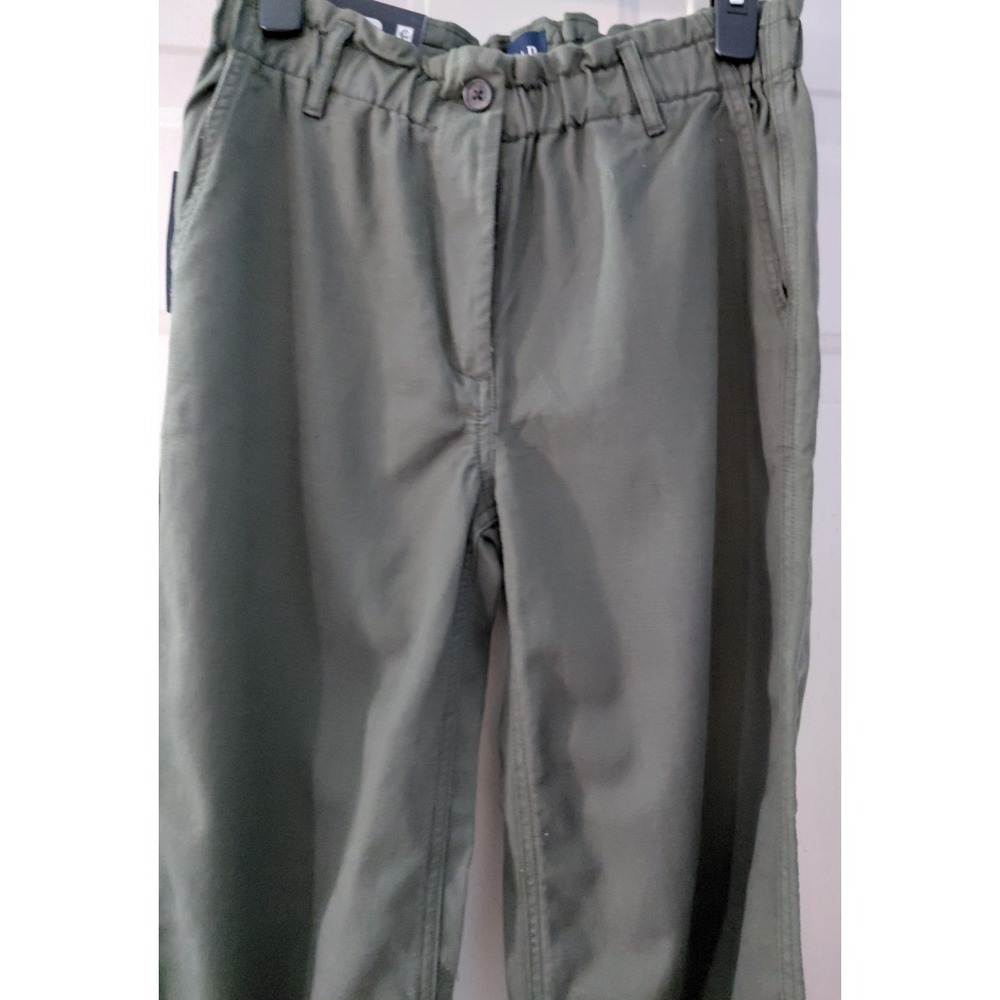 Gap Women's Easy Twill Pants Olive Green Small